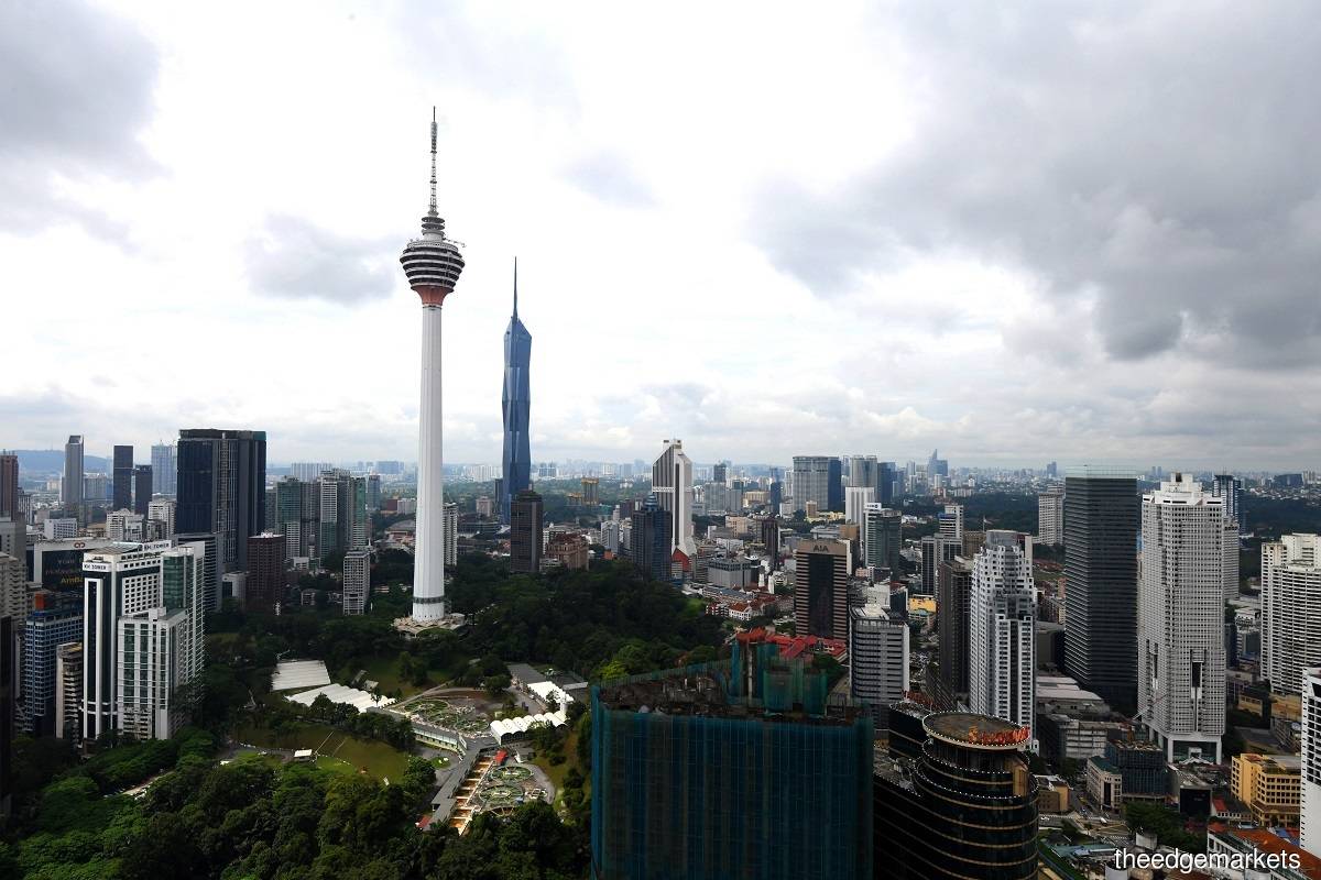 A aerial view of Kuala Lumpur. (Photo by Low Yen Yeing/The Edge)